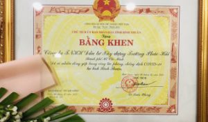 Công ty TNHH ĐT - XD Trường Phúc Hải nhận bằng khen của UBND tỉnh Bình Thuận